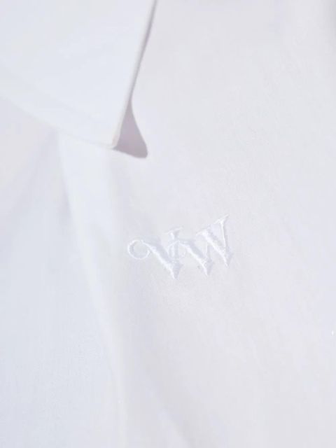 Vivienne Westwood embroidered-logo cotton shirt - White