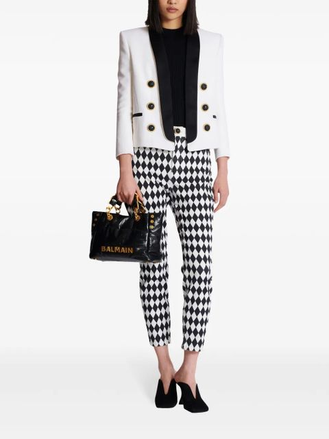 Balmain small 1945 Soft leather tote bag - Black