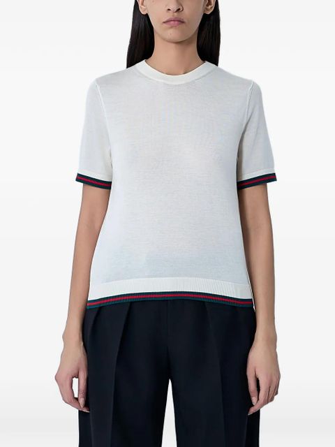 Gucci crew-neck T-shirt - Neutrals - zdjęcie produktu nr 1