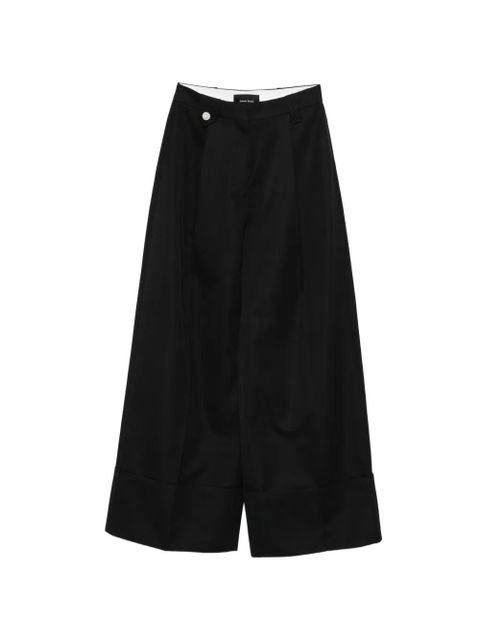 Simone Rocha button wide trousers - Black - zdjęcie produktu nr 1