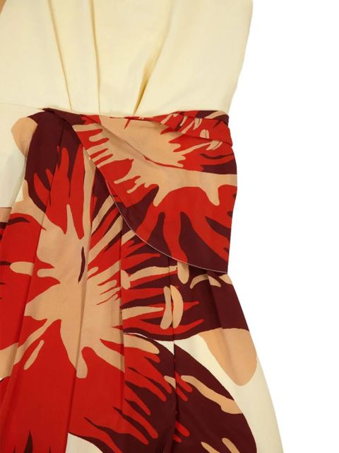 Johanna Ortiz Odyssey floral-print midi dress - Neutrals - zdjęcie produktu nr 2