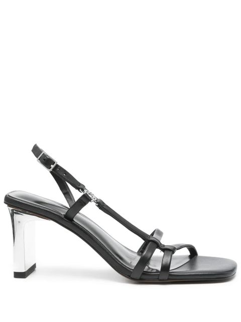 Maje 80mm leather sandals - Black - zdjęcie produktu nr 1
