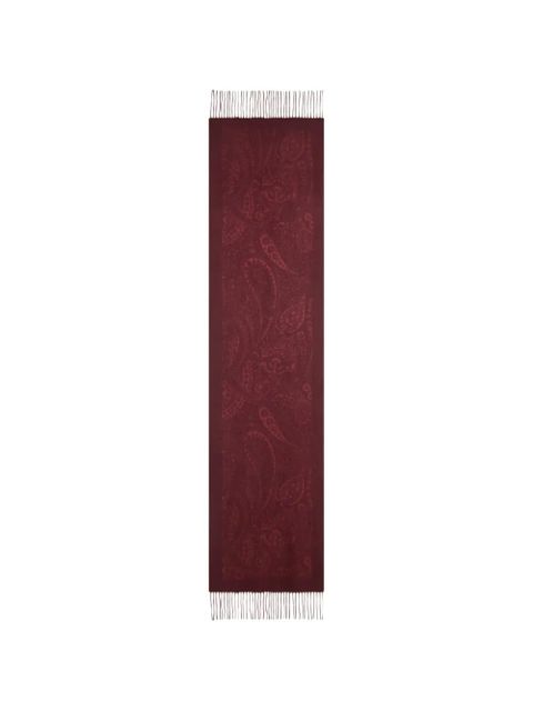 ETRO paisley jacquard scarf - Red - zdjęcie produktu nr 1