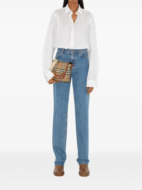 Burberry checked cross body bag - Neutrals - zdjęcie produktu nr 2