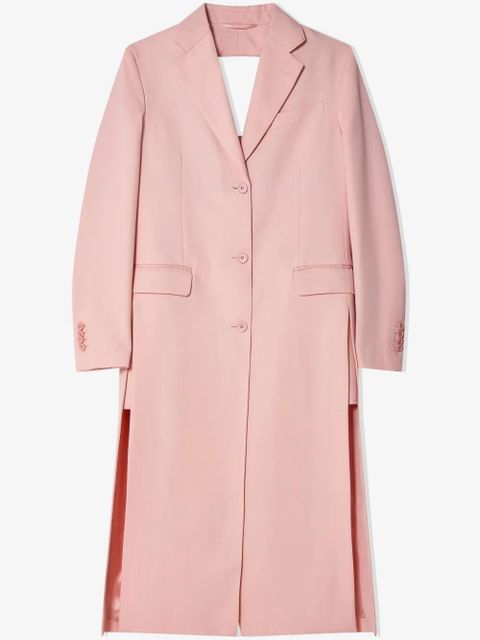 Simone Rocha cut-out bow-detail coat - Pink