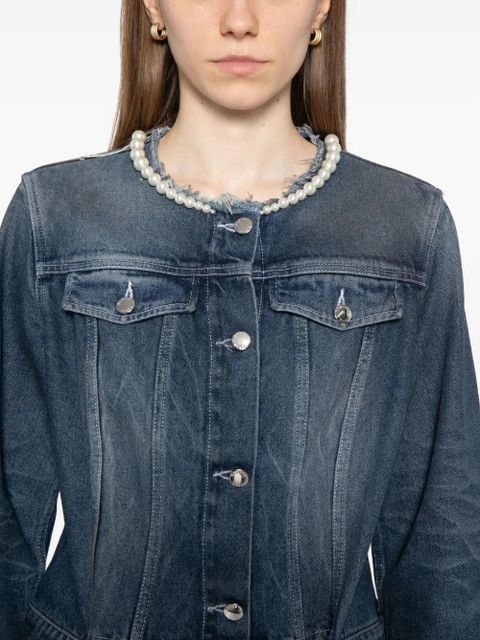 Simone Rocha Turbo denim jacket - Blue