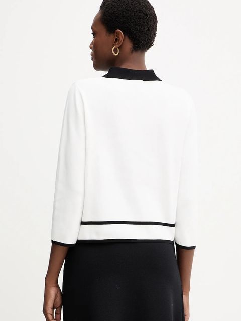 Morgan kardigan damski kolor biały lekki MJIM