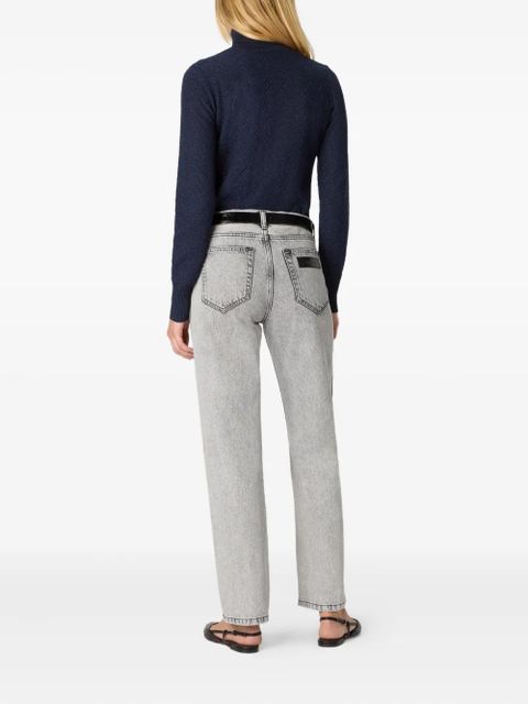 Missoni chevron-pattern turtleneck sweater - Blue