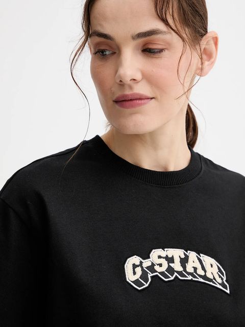 G-Star t-shirt bawełniany damski kolor czarny D26921.C336
