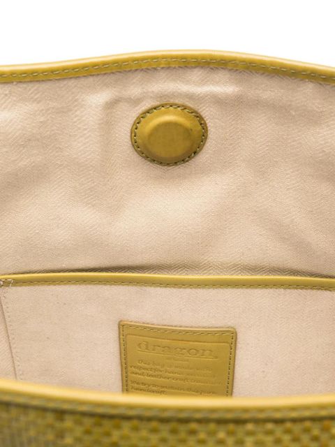 DRAGON DIFFUSION Ana woven tote bag - Green