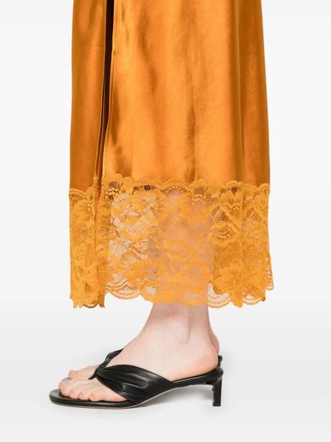 Self-Portrait satin dress - Orange - zdjęcie produktu nr 2