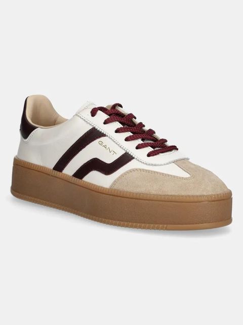 Gant sneakersy skórzane Cuzmani damskie kolor beżowy 31531047 - zdjęcie produktu nr 1