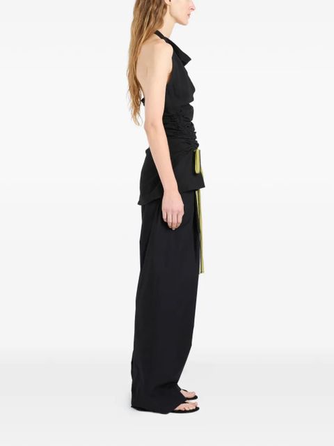 Proenza Schouler Melia ruched-detail top - Black