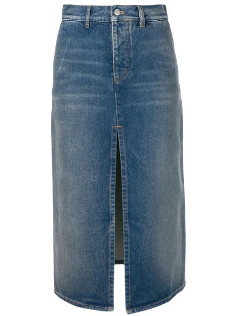 Balenciaga front slit skirt - Blue - zdjęcie produktu nr 1