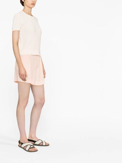 Lauren Ralph Lauren pleated tailored shorts - Pink