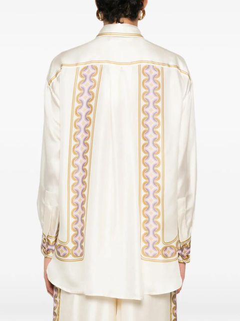 ZIMMERMANN Luna Retro shirt - Neutrals