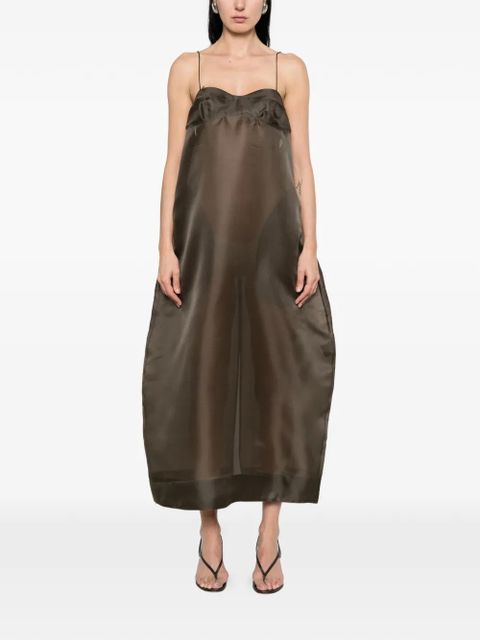 Róhe bustier sheer midi dress - Brown - zdjęcie produktu nr 2