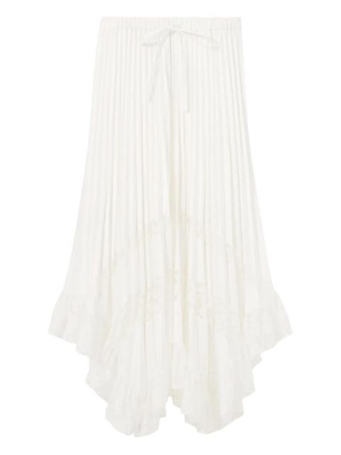 Claudie Pierlot drawstring midi skirt - White - zdjęcie produktu nr 1