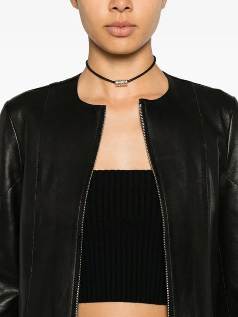 Chloé ribbed-knit bandeau top - Black