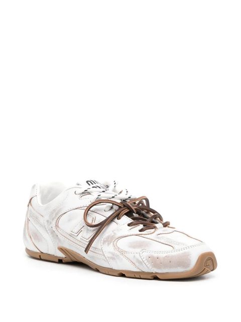 Miu Miu x New Balance 530 SL leather sneakers - White