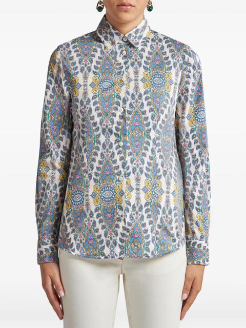ETRO paisley-print shirt - White
