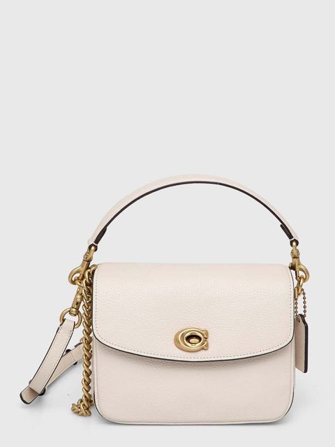 Coach torebka skórzana Cassie 19 kolor beżowy CV437 - zdjęcie produktu nr 2