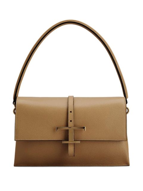 Tod's mini T-buckle flap bag - Brown - zdjęcie produktu nr 1