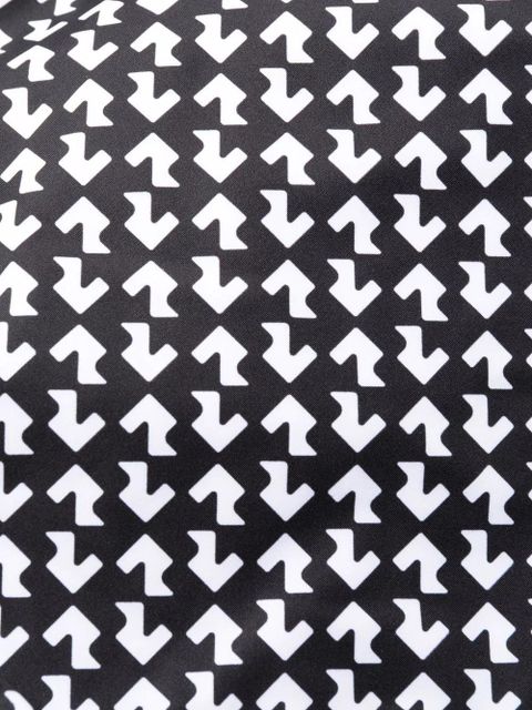 Off-White geometric pattern swimsuit - Black