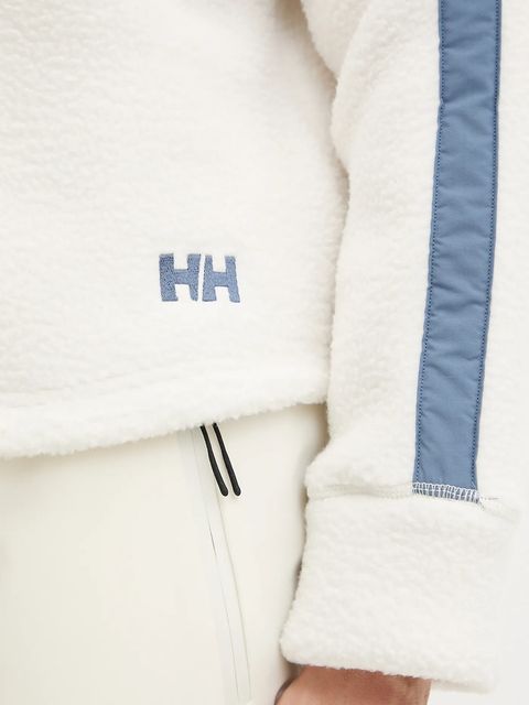 Helly Hansen bluza polarowa IMPERIAL damska kolor beżowy gładka 49581