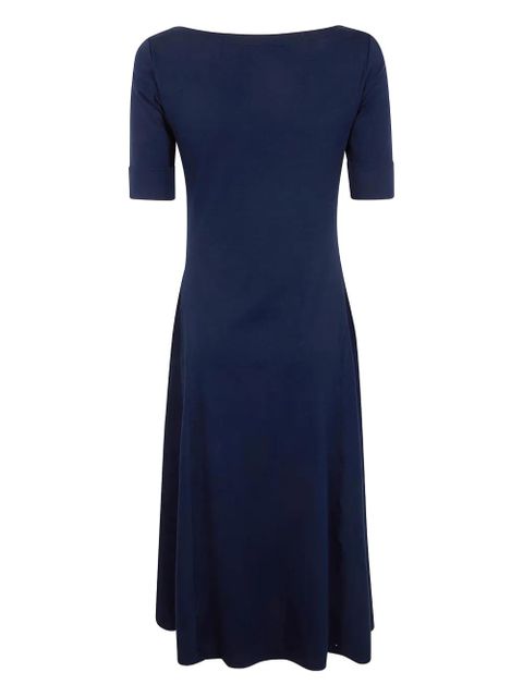 Lauren Ralph Lauren boat-neck midi dress - Blue