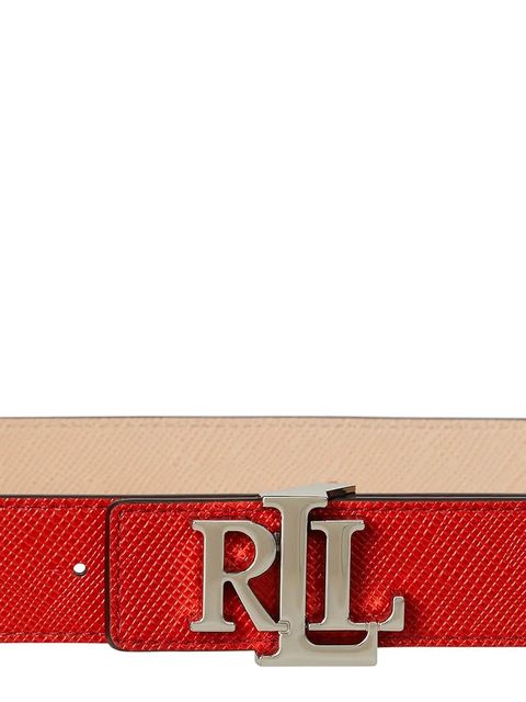 Lauren Ralph Lauren pasek skórzany damski kolor pomarańczowy 412974558 - zdjęcie produktu nr 2