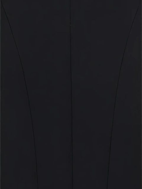 Max Mara zip slit midi skirt - Black