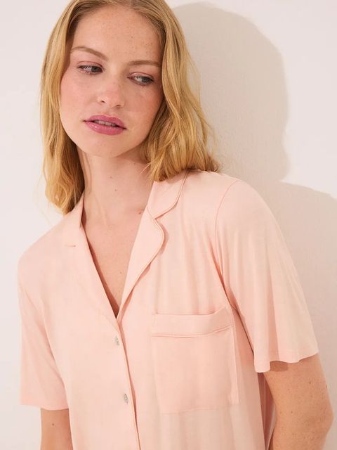 women'secret piżama damska kolor pomarańczowy 3599224