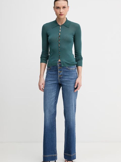 United Colors of Benetton jeansy wide leg damskie - zdjęcie produktu nr 1