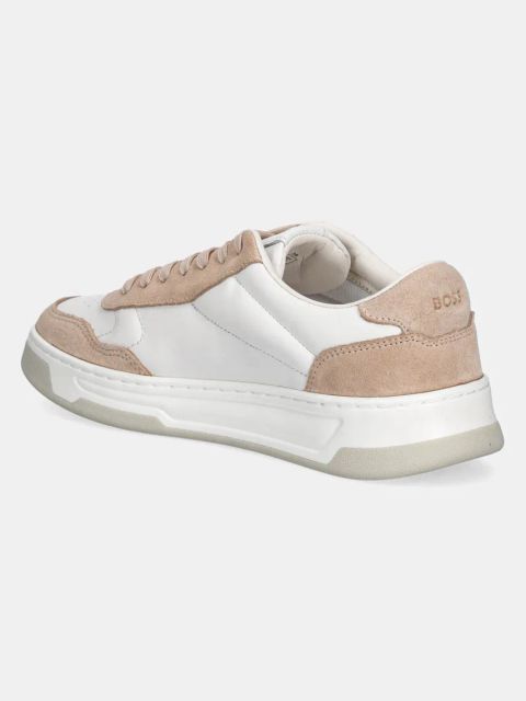 BOSS sneakersy skórzane Baltimore kolor biały 50537894