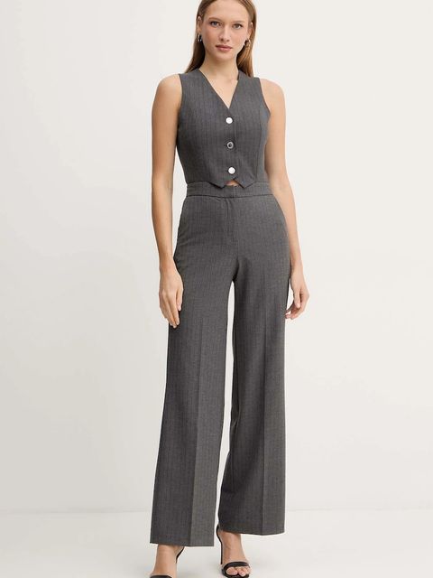 Morgan kombinezon kolor szary z dekoltem w szpic PAMIL.F - zdjęcie produktu nr 1