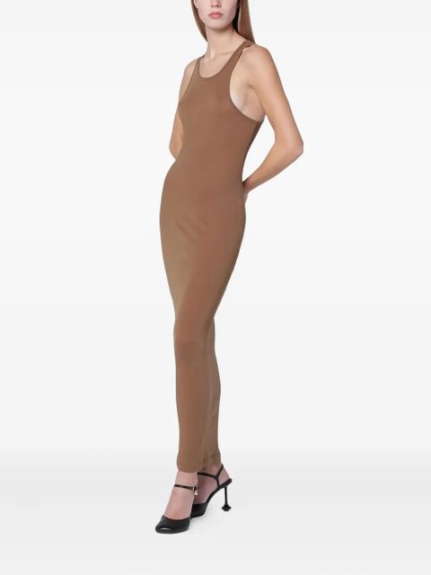 ENTIRE STUDIOS crew neck midi dress - Brown - zdjęcie produktu nr 2