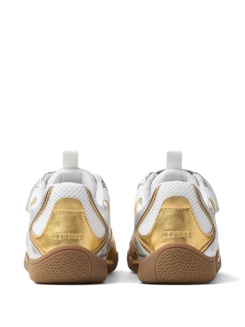 Versace Galaxia metallic sneakers - Silver