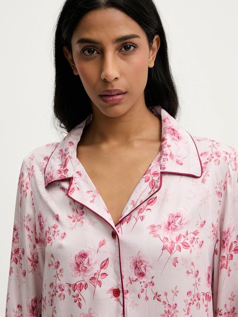 Answear Lab piżama damska kolor różowy