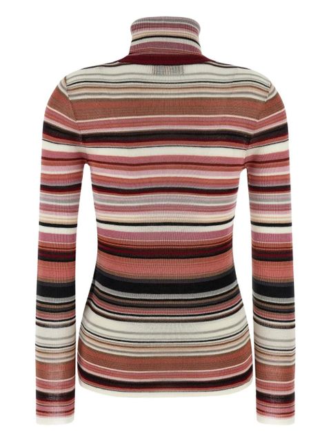 Missoni striped-turtleneck sweater - Pink - zdjęcie produktu nr 2