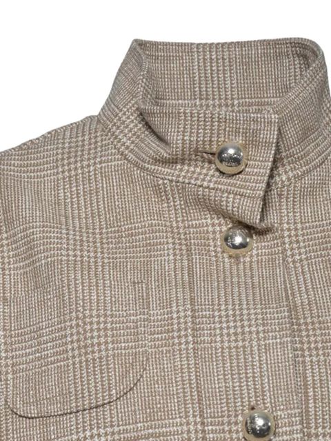 Max Mara patterned cotton jacket - Neutrals
