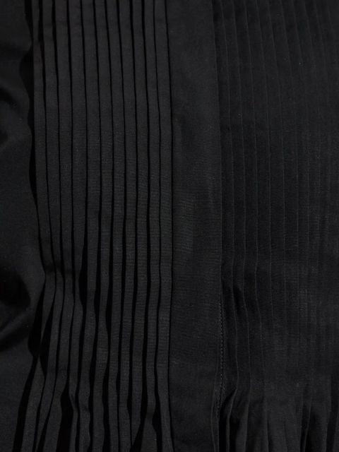 Alexander McQueen pleated shirt - Black