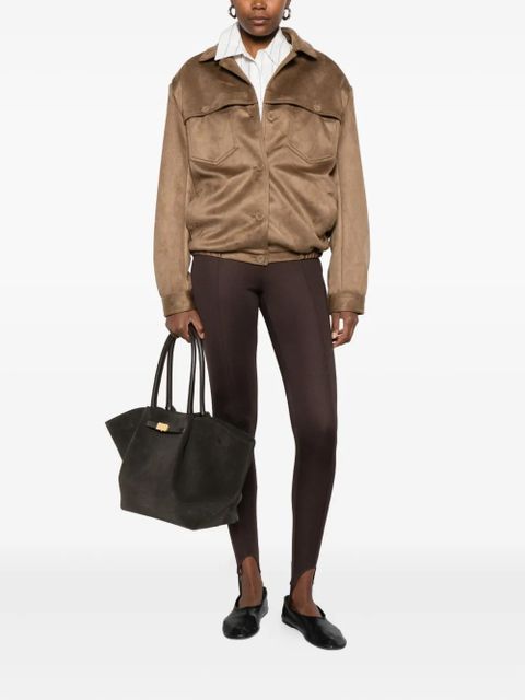 The Frankie Shop Hester button-fastening pocket jacket - Brown