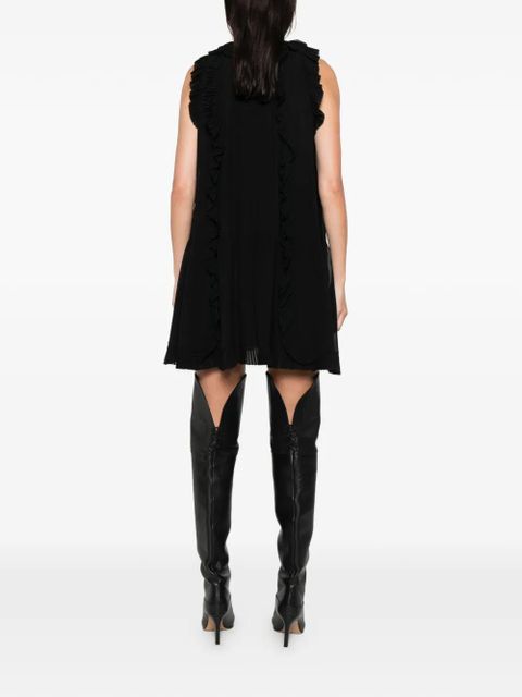 Ulla Johnson ruffled mini dress - Black