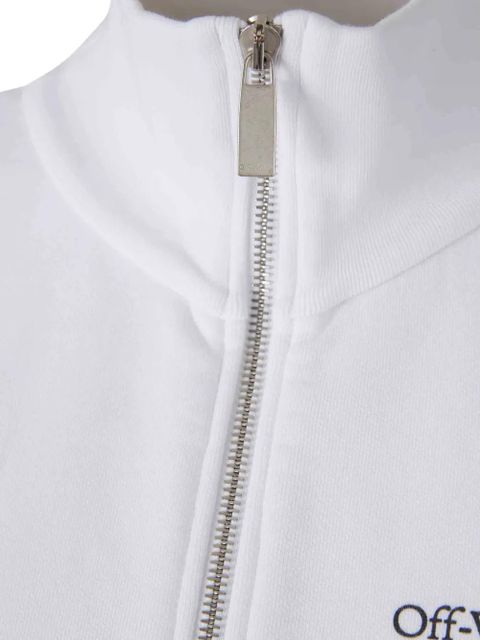 Off-White floral zipped sweatshirt