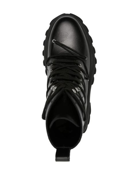 Off-White Tractor Motor leather boots - Black