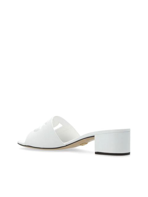 Dolce & Gabbana DNA 40mm DG MIllennials sandals - White