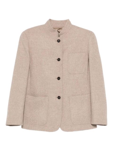 Max Mara buttoned patch-pocket jacket - Neutrals - zdjęcie produktu nr 1