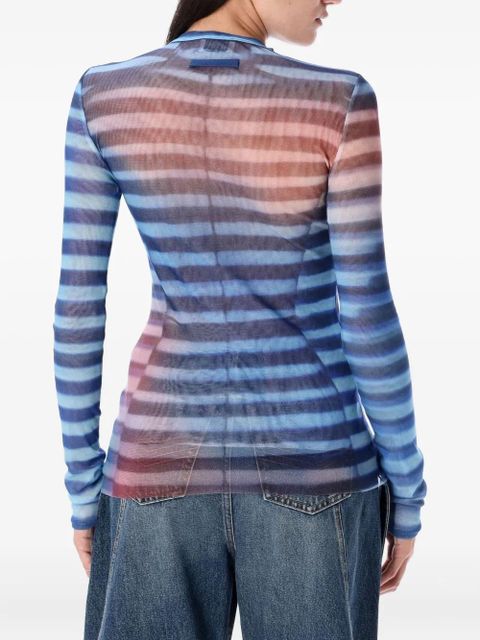 Jean Paul Gaultier striped top - Blue - zdjęcie produktu nr 2