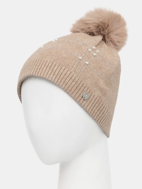 Joseph Ribkoff czapka kolor beżowy 253969 - zdjęcie produktu nr 2